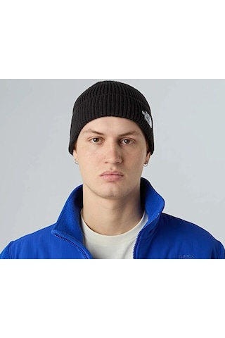The North Face Tnf Logo Box Cuffed Beanie Bere Nf0a8chejk31 Siyah Siyah