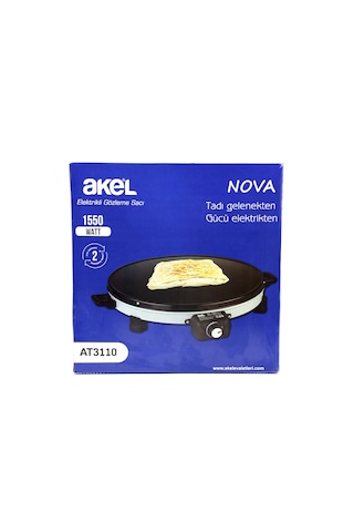 Lunaev Nova Gözleme Sacı Termostatlı 1550 W 48x48x14cm At3110 Elektrikli Izgara