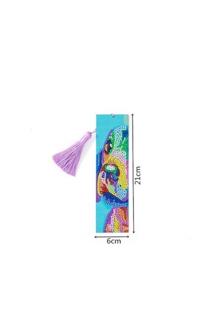 Xianwen Geeroyoo Renkli Köpek Şekilli 5d Elmas Kitap Ayracı Seti