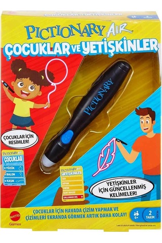 Pictionary Air Çocuklar ve Yetişkinler Çizim Oyunu Akıllı