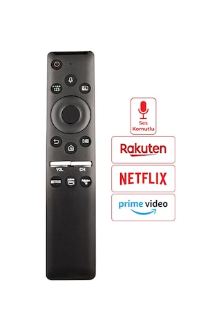 Samsung Bn59-01312b Rm-g2100 V1 Uyumlu Netflix-prime Video Rakuten Tuşlu Ses Komutlu Lcd Led Tv Kumandası