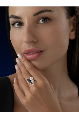 Sokolov 925 Ayar Gümüş Mücevher Klasik Yüzük 208955071 Gri