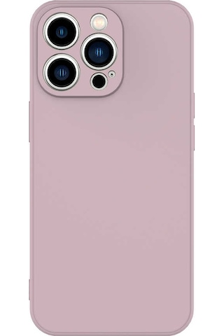 Goocamp Apple Uyumlu iPhone 13 Pro Max Mara Lansman Kılıf pembe Açık Pembe