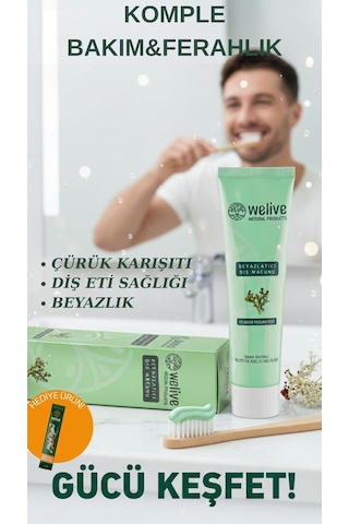 İzlanda Yosunlu Diş Macunu 100 Ml Bitkisel İçerikli Günlük Ağız Bakımı Tam Koruma