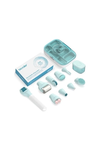 10ın1 Hydra Mikro İğneli Rulo Kiti Göz Yüz Vücut Cilt Dermaroller F6qxbh Çok Renkli