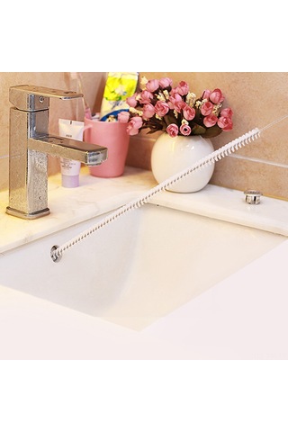 Ximistore9 Esnek Banyo Ve Mutfak Tüplerini Temizleyici Fırça - 71cm Uzunlukta Dayanıklı Demir Ve Pp Tel - Yeşil Yeşil