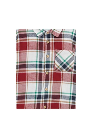 LC Waikiki Lcw Kids Ekoseli Uzun Kollu Ekose Desenli Erkek Çocuk Gömlek Red Checked