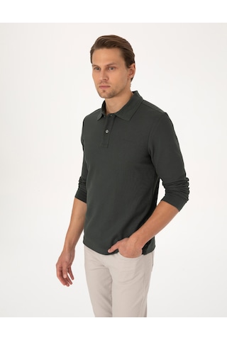 Pierre Cardin Erkek Koyu Haki Sweatshirt 50311678-vr111 Koyu Haki