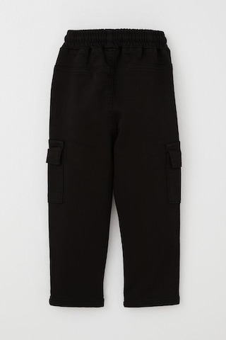 Breeze Erkek Çocuk Pantolon Kargo Cepli Beli Lastikli 1.5-5 Yaş, Siyah Siyah