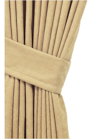 Cheap's Home Petek Dokulu Kadife Dokuma Normal 1 X 2.5 Pileli Fon Perde Vizon