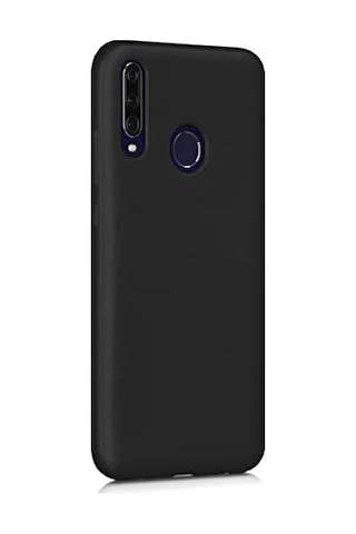 Kzy İletişim General Mobile Gm 20 Pro İle Uyumlu Kapak Mat Siyah Silikon Lux Kılıf Arka Kapak