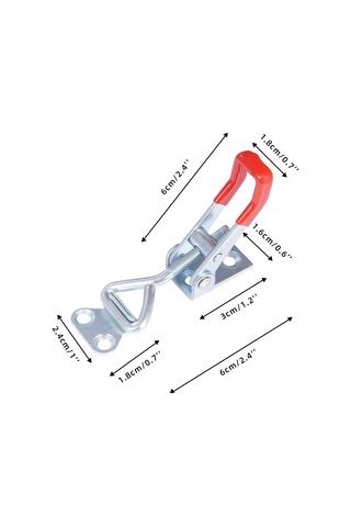 6 Adet 4001 Metal Vites Kolu Ayarlanabilir Vites Kolu Marangoz Vites Kolu Kol Gerilim Kilidi Kapı Hızlı Açma 100kg/220lbs Kapasite