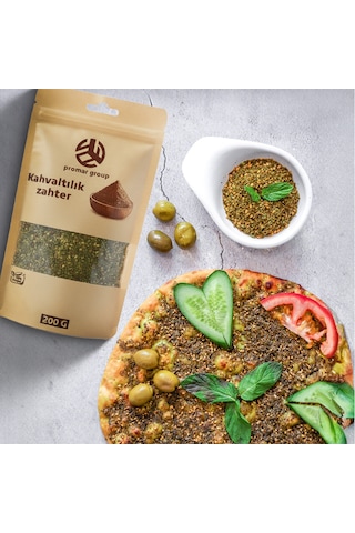 Doğal Kahvaltılık Yeşil Zahter 200 Gr X3 Adet