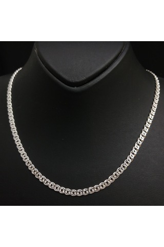 Bir Gümüş Aşkı 925 Ayar Gümüş Nonna Model Zincir Kolye 3 Mm