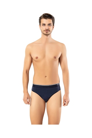 Erdem Lacivert Pamuk Elastan Slip 1340 Lacivert