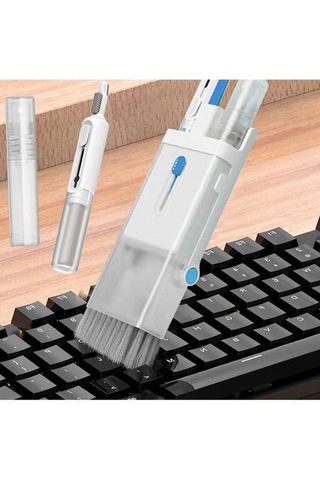 Prestigegoods 7'li Bilgisayar Ve Kulaklık Temizleme Seti, Taşınabilir Ekran Fırçası Ve Spreyi