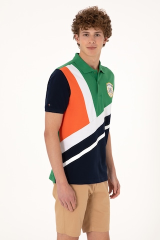 U.S. Polo Assn. Erkek Regular Fit Polo Yaka Yeşil Tişört 50300164-VR054