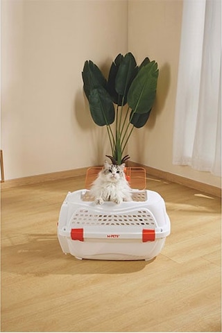 M-pets Eco Giro Carrier Köpek Taşıma Çantası Turuncu Beyaz 57,2x36,5 X32,76 Cm 244-52025.02