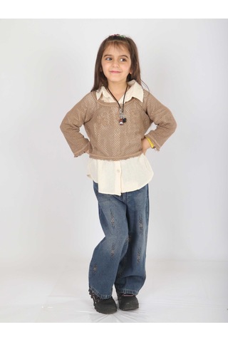 Xo Kids Kız Çocuk Alt Üst Takım 5-14 Yaş 36165 Kahverengi