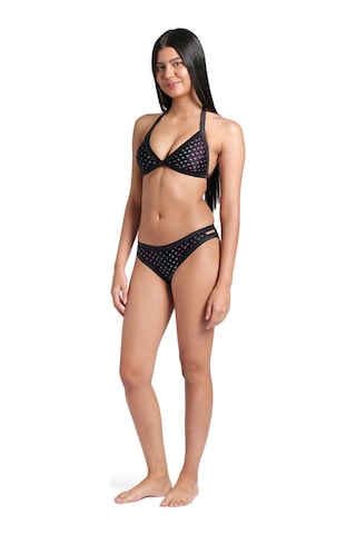 Arena Rainbow Monogram Kadın Siyah Yüzücü Bikini 007079515 Siyah