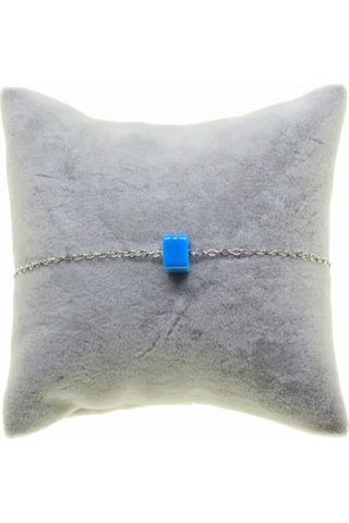 X-lady Accessories Gümüş Renk Sf Zincir Bodrum Boncuk Bijuteri Bileklik - 2874 Çok Renkli