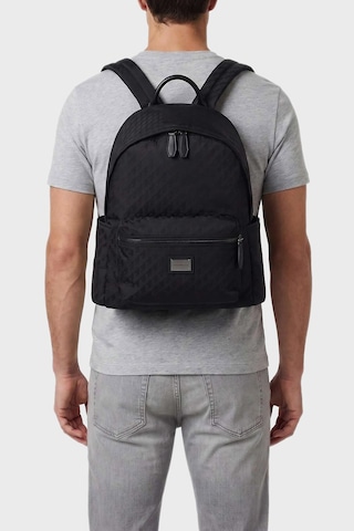 Emporio Armani Tamamı Logolu Ayarlanabilir Askılı Sırt Çantası Erkek Sırt Çantası Em006665 Af28798 Uc001 Siyah