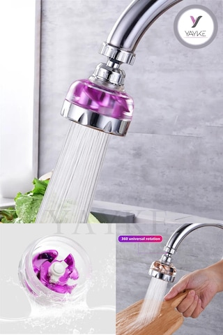 Yayke Pervaneli Su Tasarruflu Mutfak Lavabo Musluk Başlığı