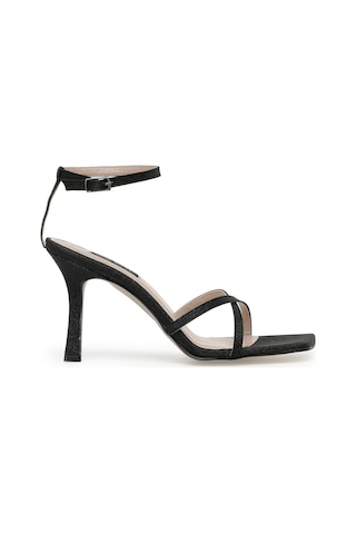 Nine West Neyyas 3fx Siyah Kadın Topuklu Sandalet Siyah