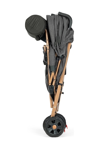 Moje Strong Baston Bebek Arabası Gri Siyah