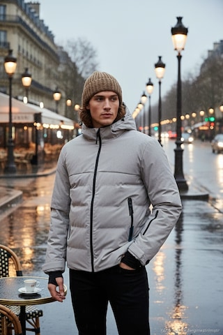 Buratti Regular Fit Kapüşonlu Kapitoneli Erkek Mont 497Dean Taş
