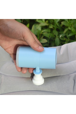 Geeksen Usb Şarjlı Taşınabilir Hızlı Şişirme Pompası, 3 Nozul Ve Led Işıklı, Şişme Yatak, Havuz Oyuncakları İçin