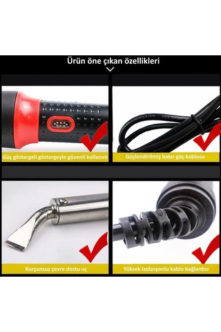 Wellhise Wh-150 150W Balta Uçlu Kalem Havya