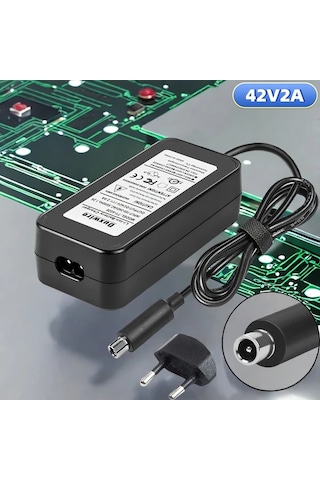 Honeybeeshop 36v Xiaomi M365es4 E-scooter Duxwire 42v 2a Li İon Pil Şarj Cihazı Siyah
