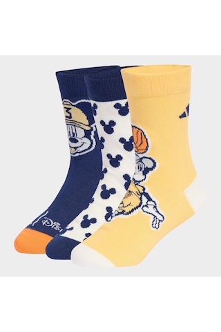 Adidas Disney Mickey Mouse Çocuk 3'lü Çorap Ka9879 Çok Renkli