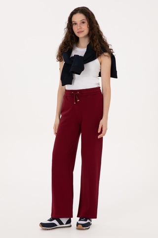 U.s. Polo Assn. Kadın Bordo Eşofman Altı 50307797-vr014 Bordo