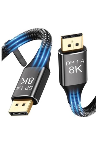 8k Displayport To Displayport 1.4 Kablo 2 Metre - Ultrahd 8k 60hz