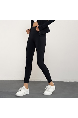 Butu Ck1621 Nuls Dikişsiz Cepli Kadın Egzersiz Fitness Koşu Yoga Pantolon Taytı