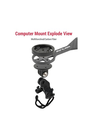 Gub Bisiklet Bilgisayarı Dağı Karbon Fiber Bisiklet Montaj Siyah