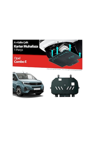 Opel Combo E Çelik Karter Muhafaza Koruma 2023 2024 2025
