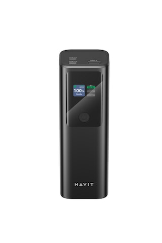 Havit Pb50 Pd140w Dijital Ekranlı 27000mah Powerbank - Siyah