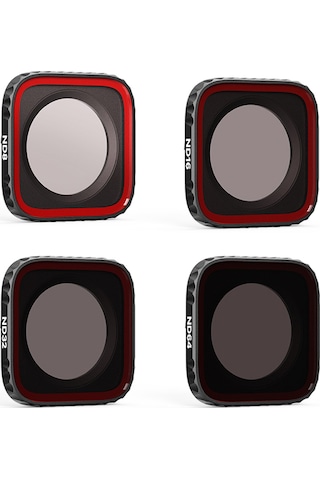 Neevoyu Insta360 Ace Pro İçin Spor Kamera Nd Filtre Seti - Nd8+nd16+nd32+nd64, Abs Ve Optik Cam Malzeme, Anahtar İle Hediye Çok Renkli