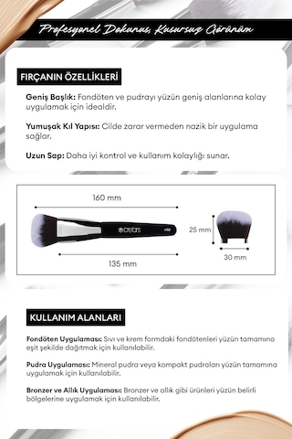 Kabuki Fırça Cre'ars Face Brush 102