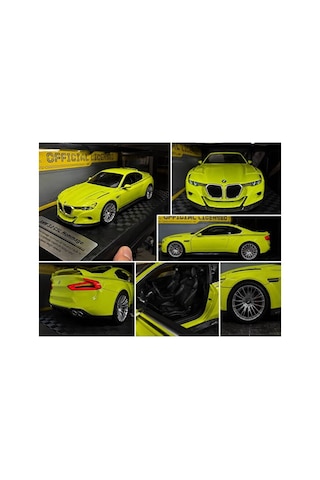 Bmw 3.0 Csl Diecast Model Araba 1:24 Ölçek Bmw 3.0 Csl Yeşil Araba