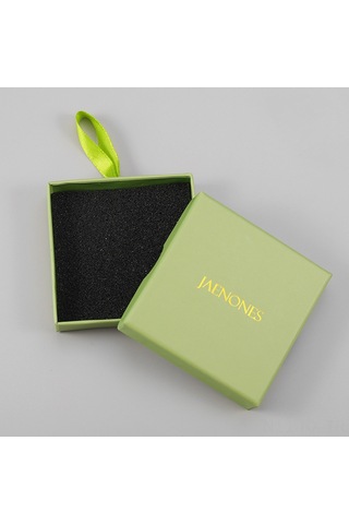 Kangvka Gümüş Ve Pırlanta Bileşenlerini Saklamak İçin Zarf Şeklinde Küçük Boyutlu 7.5 1.8cm Dekoratif Saklama Kutusu - 18g Hafif Tasarım Yeşil