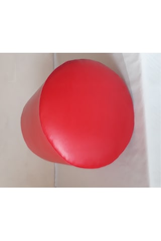 Nesilhomee-Ticaret Deri Kaplama Silindir Puf