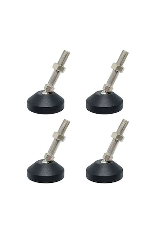 Mufunye 4 Adet Ayarlanabilir Masa Tesviye Bacak Ayakları Vidalı Tesviye Ayakları Dişli Kök Ayarlanabilir Yön Mobilya Donanımı