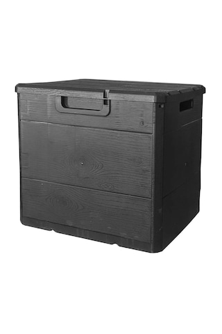 Bahçe Depolama Sandığı Balkon Saklama Dolabı Kapaklı Plastik Sand