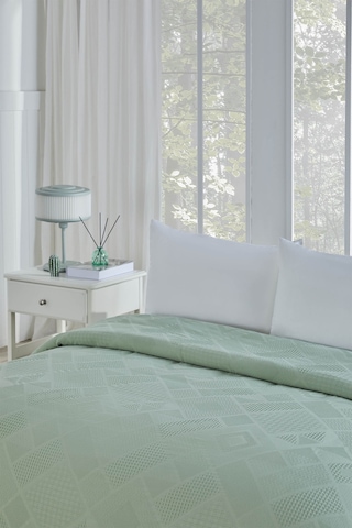 Waffle Patch Çift Kişilik Pike Mint
