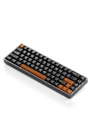 Akko Mod68 He Misty Black Brown %65 Astrolink Magnetic Switch 8k Hz Hall Effect Hotswap Argb Kablosuz İngilizce Mekanik Gaming Klavye
