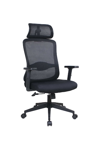 Tempo Ergonomik Yönetici Ve Çalışma Koltuğu - File/siyah 64x116-126x66 Cm
